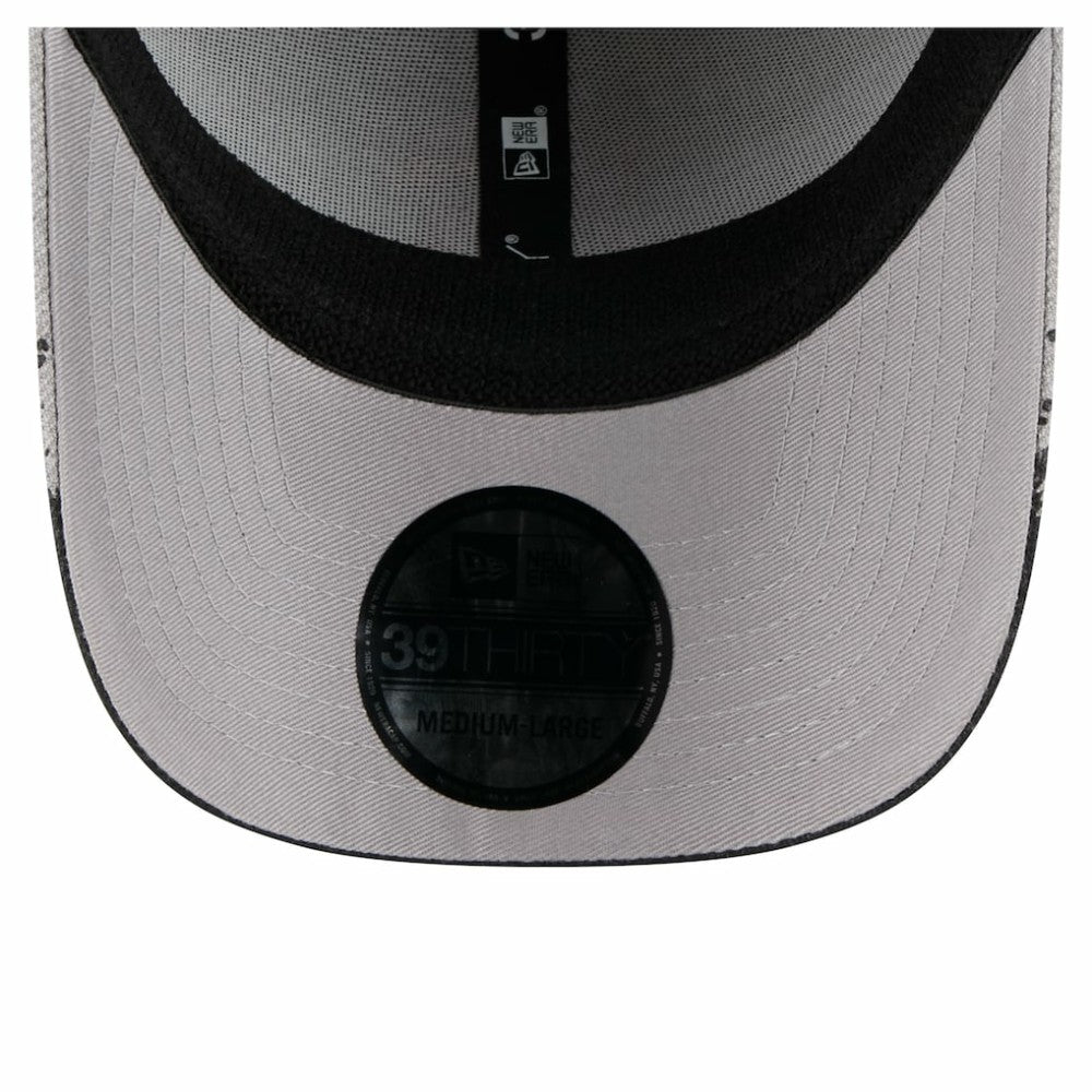 San Francisco Giants New Era Visor Paint Splatter 39THIRTY Flex Hat - Gray Hats