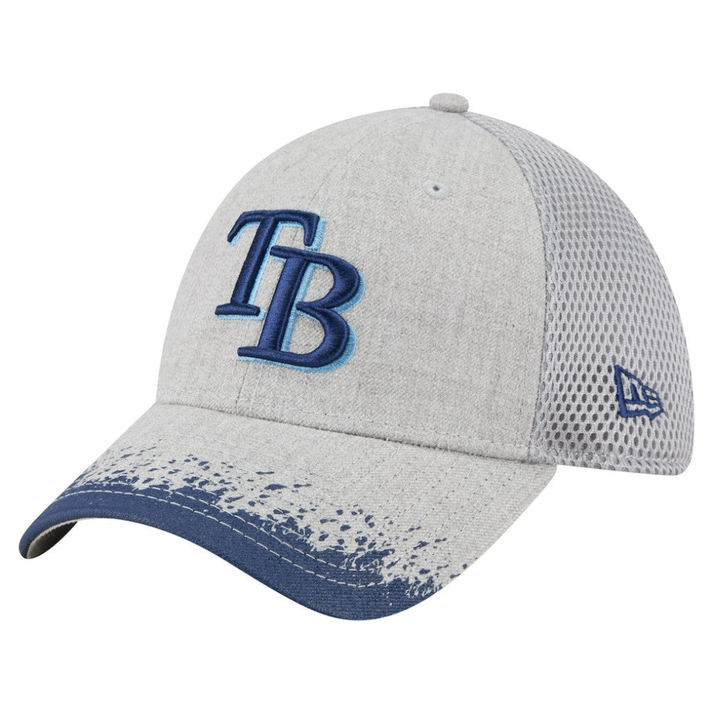 Tampa Bay Rays New Era Visor Paint Splatter 39THIRTY Flex Hat - Gray Hats