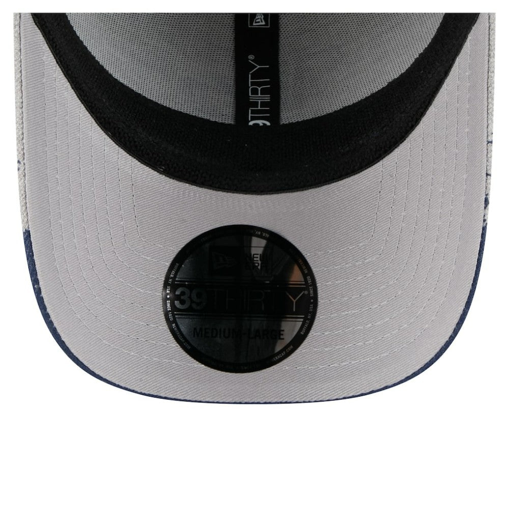 Tampa Bay Rays New Era Visor Paint Splatter 39THIRTY Flex Hat - Gray Hats