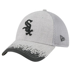 Chicago White Sox New Era Visor Paint Splatter 39THIRTY Flex Hat - Gray Hats