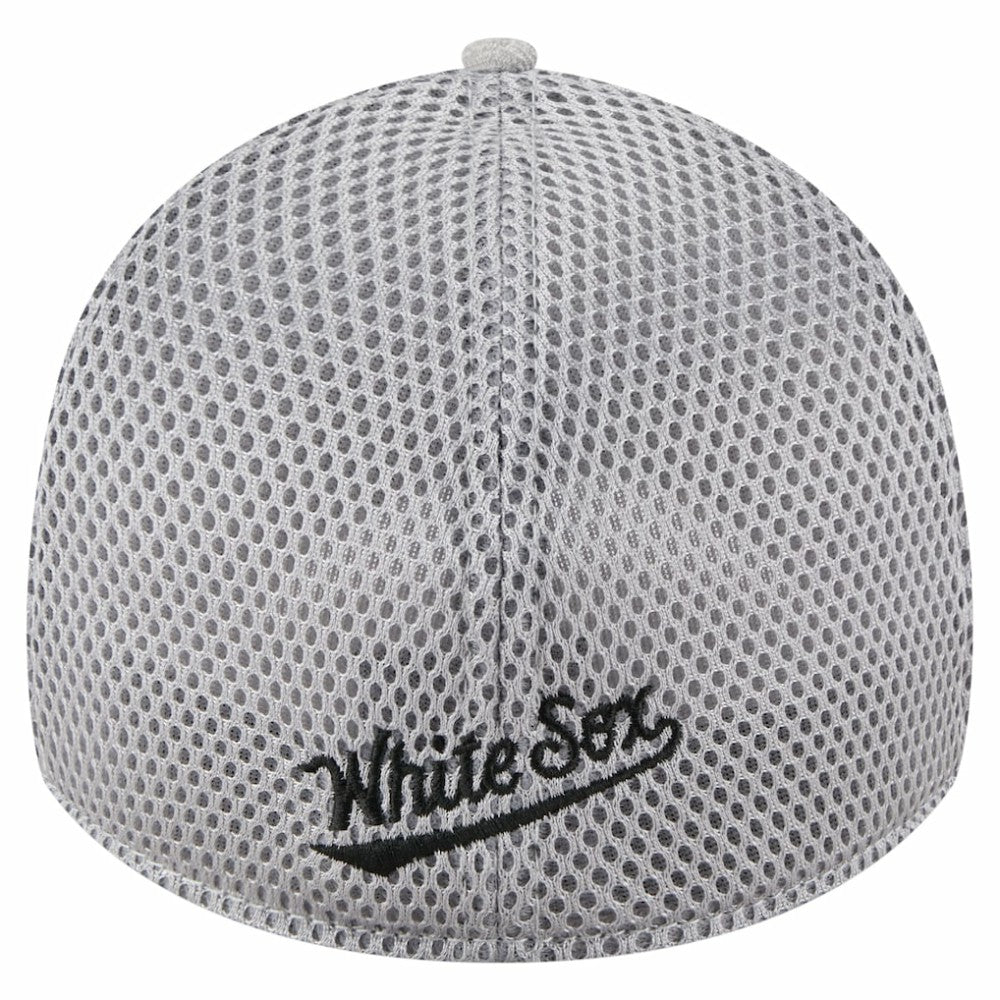 Chicago White Sox New Era Visor Paint Splatter 39THIRTY Flex Hat - Gray Hats