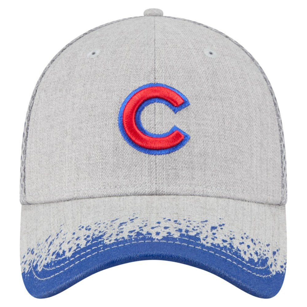 Chicago Cubs New Era Visor Paint Splatter 39THIRTY Flex Hat - Gray Hats