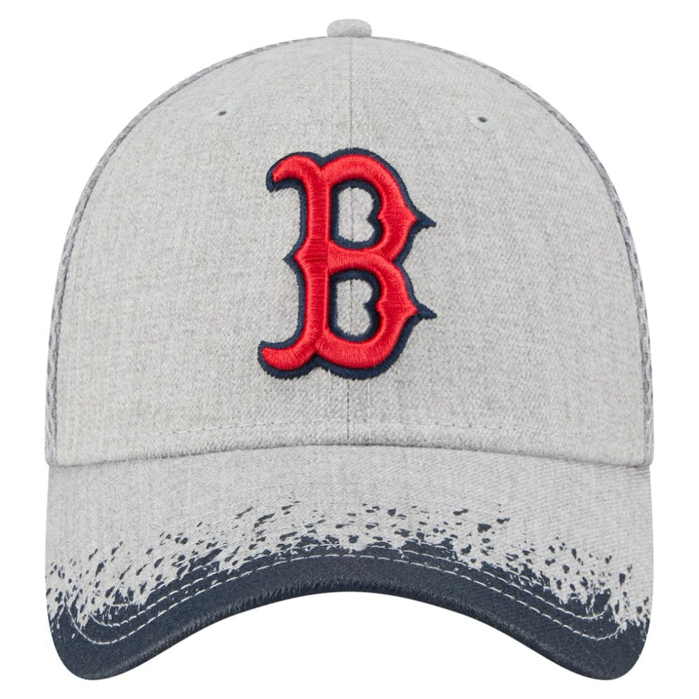 Boston Red Sox New Era Visor Paint Splatter 39THIRTY Flex Hat - Gray Hats