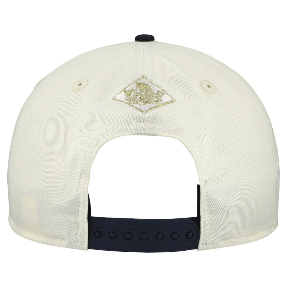 Houston Astros New Era World Series 9FORTY M-Crown A-Frame Adjustable Hat - Cream/Navy Hats