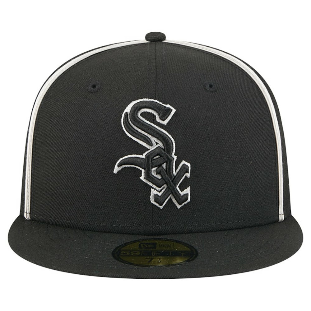 Chicago White Sox New Era Soutache 59FIFTY Fitted Hat - Black Hats