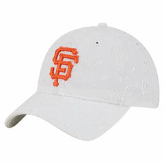 San Francisco Giants New Era Women's Floral Mesh 9TWENTY Adjustable Hat - White Hats