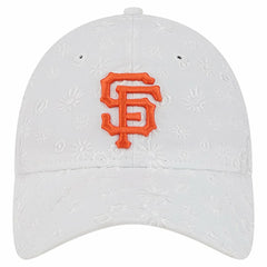 San Francisco Giants New Era Women's Floral Mesh 9TWENTY Adjustable Hat - White Hats