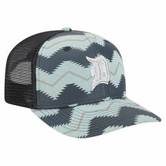 Detroit Tigers New Era Aztec Denim 9SEVENTY Adjustable Hat - Denim/Navy Hats
