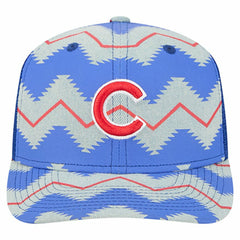 Chicago Cubs New Era Aztec Denim 9SEVENTY Adjustable Hat - Denim/Royal Hats