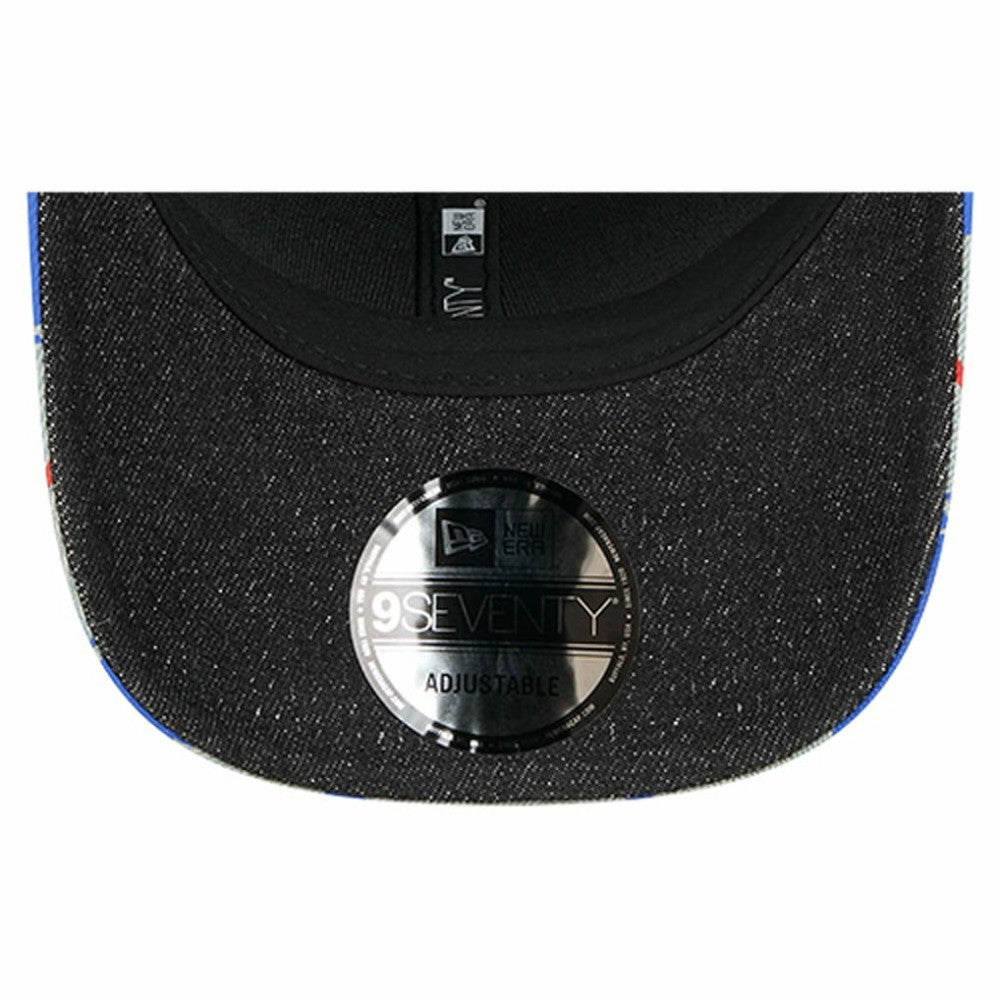 Chicago Cubs New Era Aztec Denim 9SEVENTY Adjustable Hat - Denim/Royal Hats