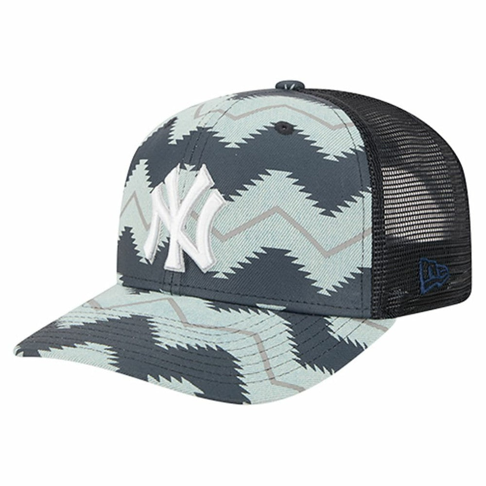 New York Yankees New Era Aztec Denim 9SEVENTY Adjustable Hat - Denim/Navy Hats
