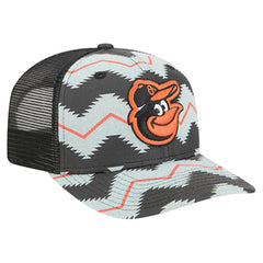 Baltimore Orioles New Era Aztec Denim 9SEVENTY Adjustable Hat - Denim/Black Hats