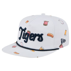 Detroit Tigers New Era Team Cheer Rope 19TWENTY Adjustable Hat - White Hats