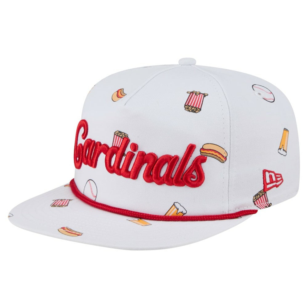 St. Louis Cardinals New Era Team Cheer Rope 19TWENTY Adjustable Hat - White Hats