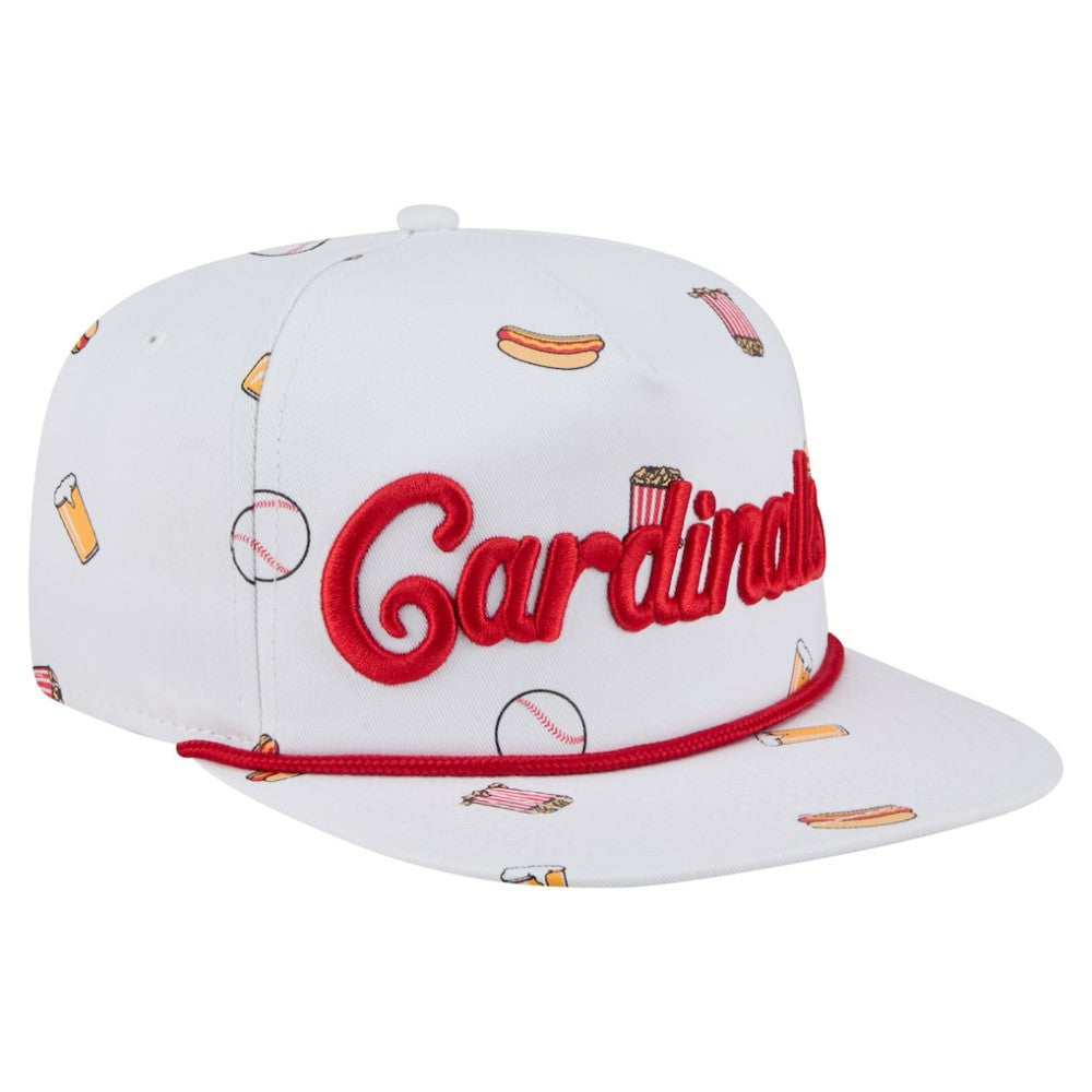 St. Louis Cardinals New Era Team Cheer Rope 19TWENTY Adjustable Hat - White Hats
