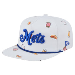 New York Mets New Era Team Cheer Rope 19TWENTY Adjustable Hat - White Hats