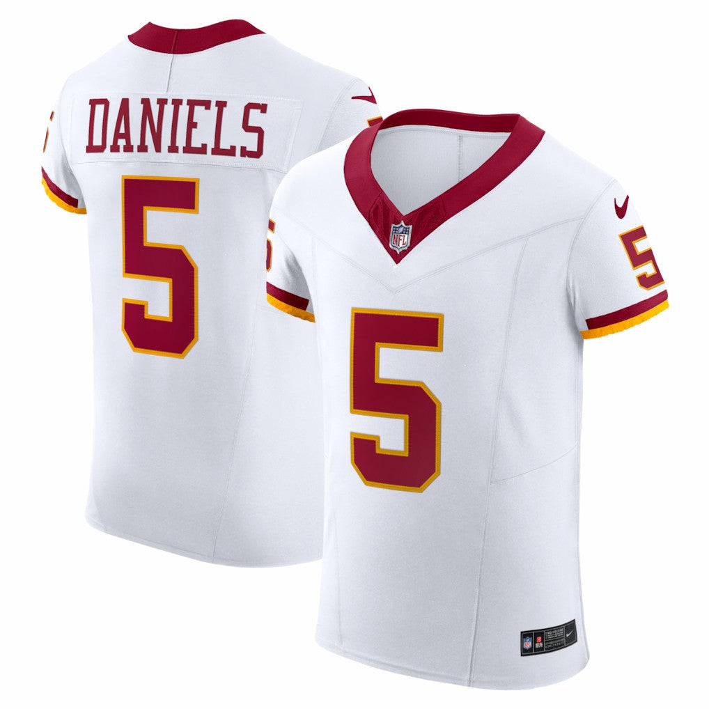 Jayden Daniels Washington Commanders Alternate 2 Super Bowl Era Vapor F.U.S.E. Elite Jersey - White Jerseys