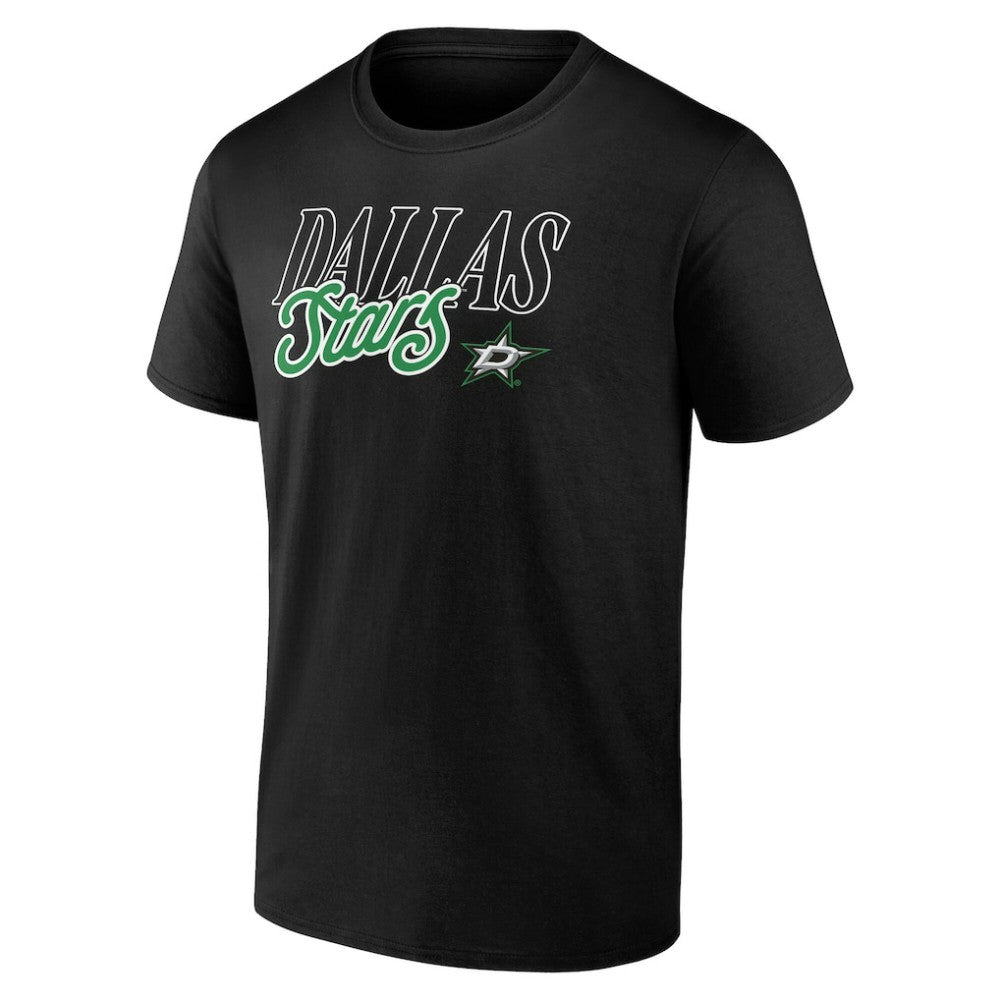 Dallas Stars Script T-Shirt - Black | US 203007274