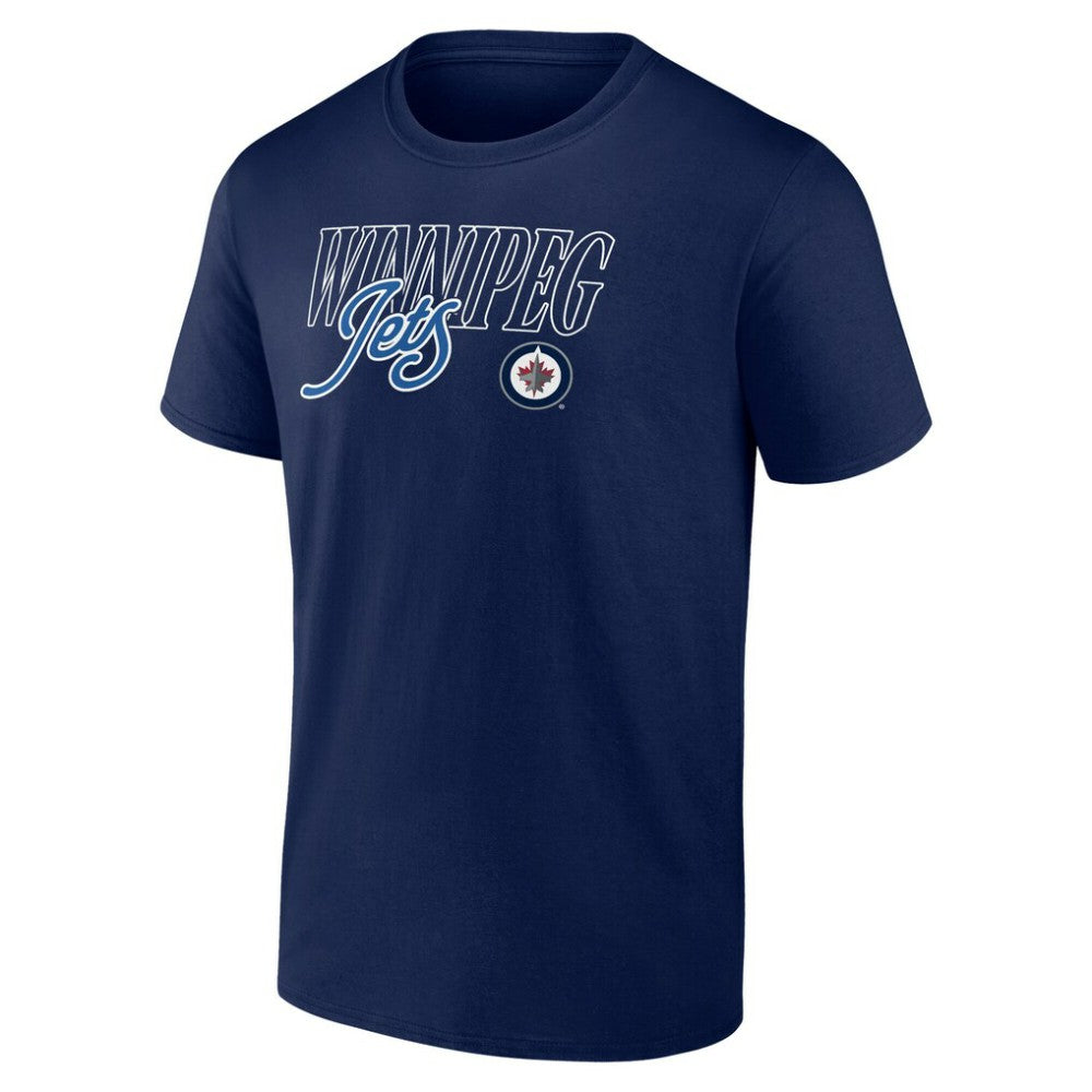 Winnipeg Jets Script T-Shirt - Navy | US 203007282