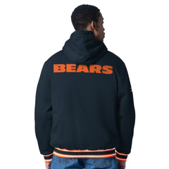 Chicago Bears G-III Sports by Carl Banks Power Forward Commemorative Full-Zip Hooded Jacket - Navy Jackets
