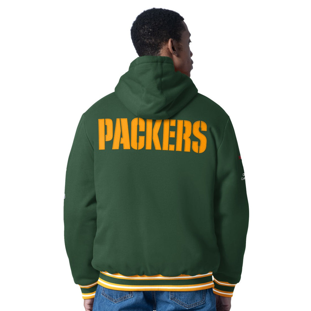 Green Bay Packers G-III Sports by Carl Banks Power Forward Commemorative Full-Zip Hooded Jacket - Green Jackets
