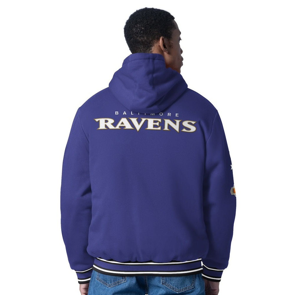 Baltimore Ravens G-III Sports by Carl Banks Power Forward Commemorative Full-Zip Hooded Jacket - Purple Jackets