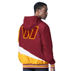 Washington Commanders G-III Sports by Carl Banks Dual Threat Reversable Full-Zip Hooded Jacket - Burgundy/Charcoal Jackets