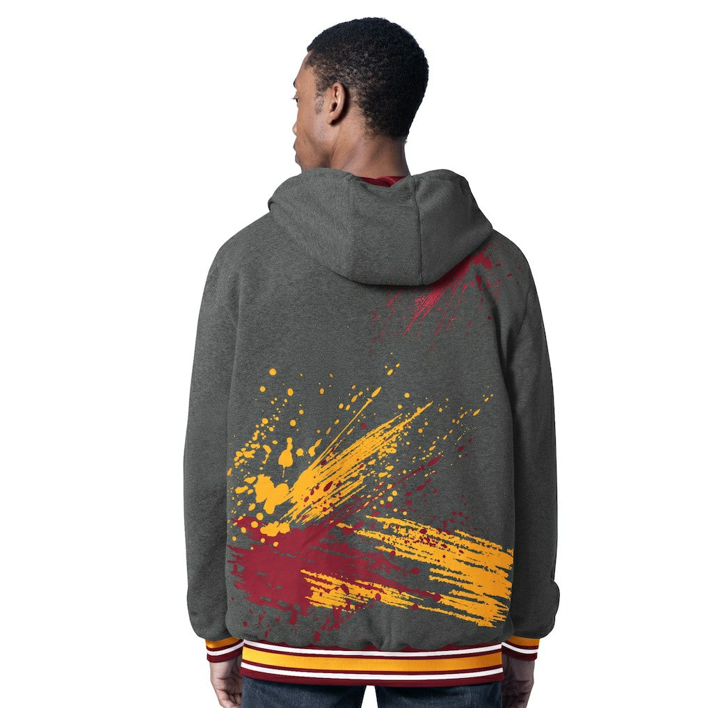 Washington Commanders G-III Sports by Carl Banks Dual Threat Reversable Full-Zip Hooded Jacket - Burgundy/Charcoal Jackets