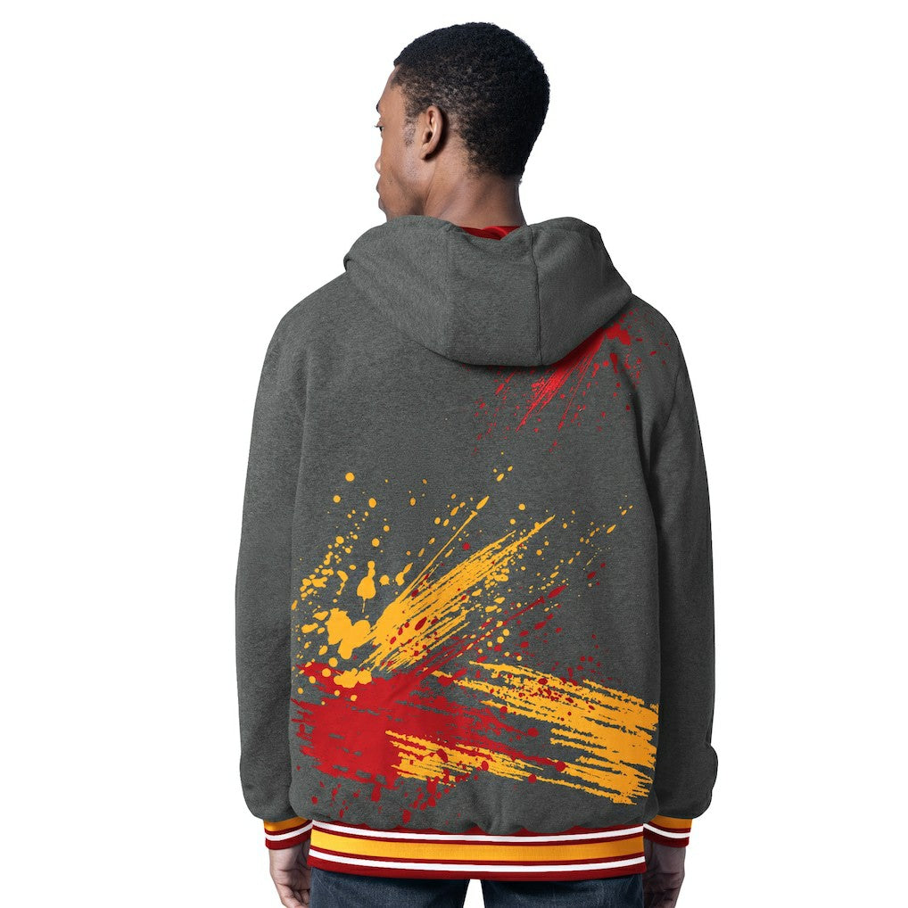 Kansas City Chiefs G-III Sports by Carl Banks Dual Threat Reversable Full-Zip Hooded Jacket - Red/Charcoal Jackets