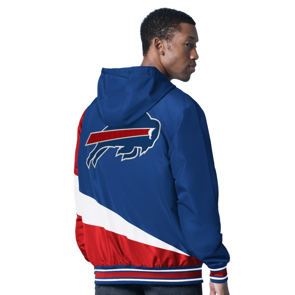 Buffalo Bills G-III Sports by Carl Banks Dual Threat Reversable Full-Zip Hooded Jacket - Royal/Charcoal Jackets