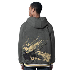 New Orleans Saints G-III Sports by Carl Banks Dual Threat Reversable Full-Zip Hooded Jacket - Black/Charcoal Jackets