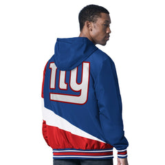 New York Giants G-III Sports by Carl Banks Dual Threat Reversable Full-Zip Hooded Jacket - Royal/Charcoal Jackets