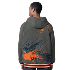 Denver Broncos G-III Sports by Carl Banks Dual Threat Reversable Full-Zip Hooded Jacket - Orange/Charcoal Jackets