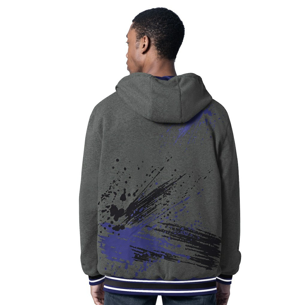 Baltimore Ravens G-III Sports by Carl Banks Dual Threat Reversable Full-Zip Hooded Jacket - Purple/Charcoal Jackets