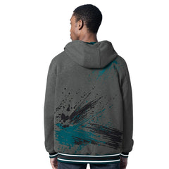 Philadelphia Eagles G-III Sports by Carl Banks Dual Threat Reversable Full-Zip Hooded Jacket - Midnight Green/Charcoal Jackets