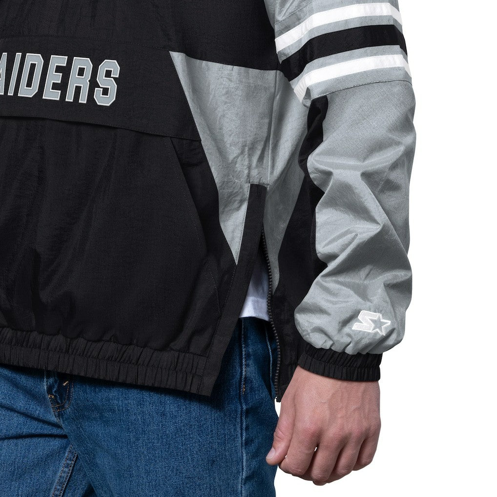 Las Vegas Raiders Starter Prospect Half-Zip Pullover - Black Pullover
