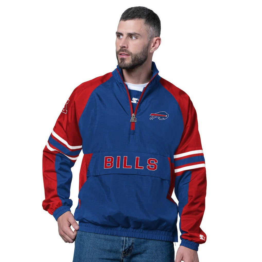 Buffalo Bills Starter Prospect Half-Zip Pullover - Royal Pullover