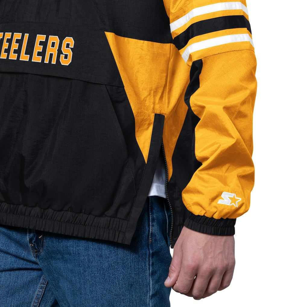 Pittsburgh Steelers Starter Prospect Half-Zip Pullover - Black Pullover