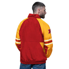Kansas City Chiefs Starter Prospect Half-Zip Pullover - Red Pullover