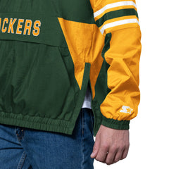 Green Bay Packers Starter Prospect Half-Zip Pullover - Green Pullover