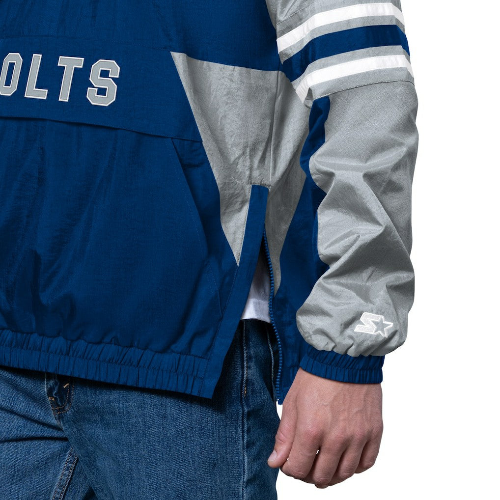 Indianapolis Colts Starter Prospect Half-Zip Pullover - Royal Pullover