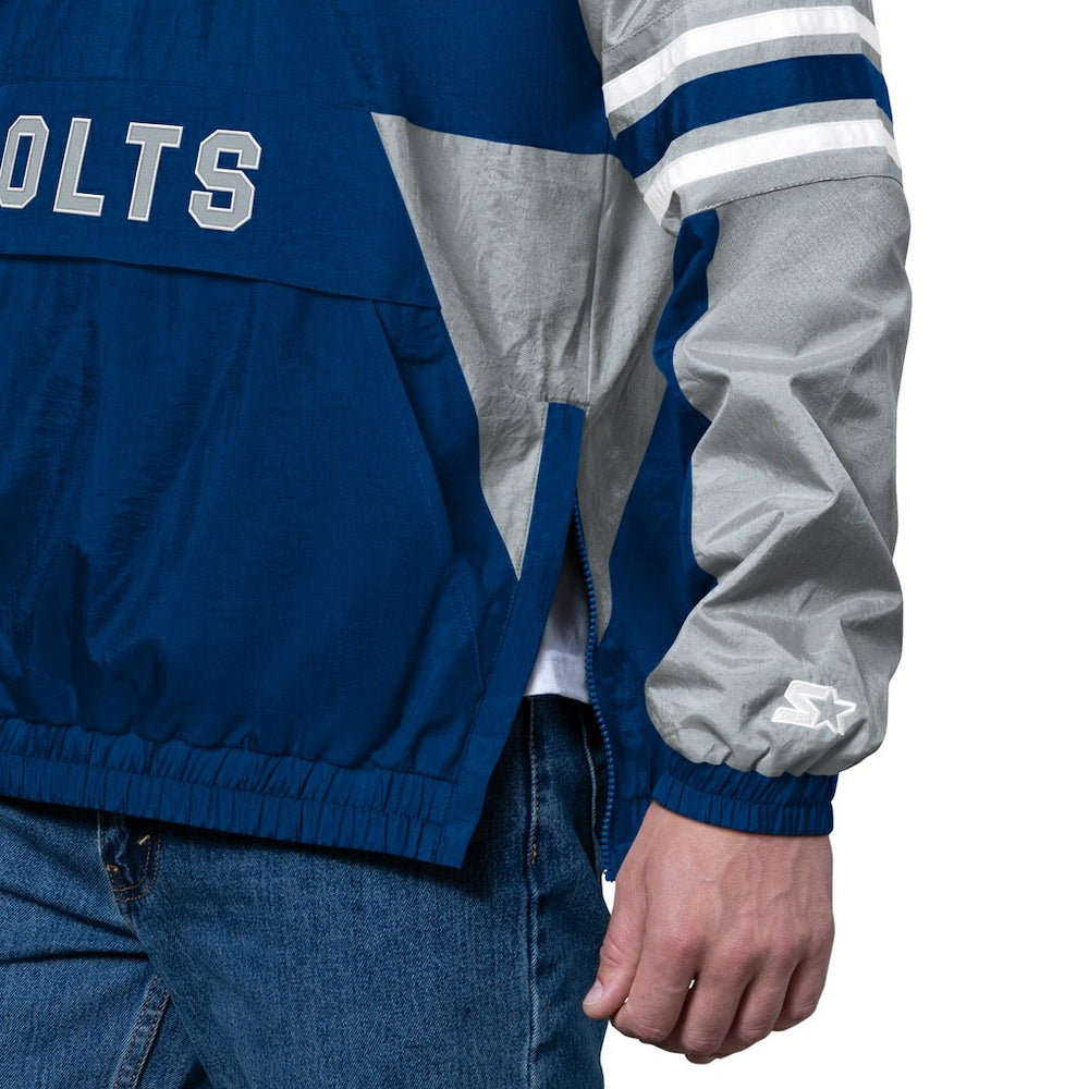 Indianapolis Colts Starter Prospect Half-Zip Pullover - Royal Pullover