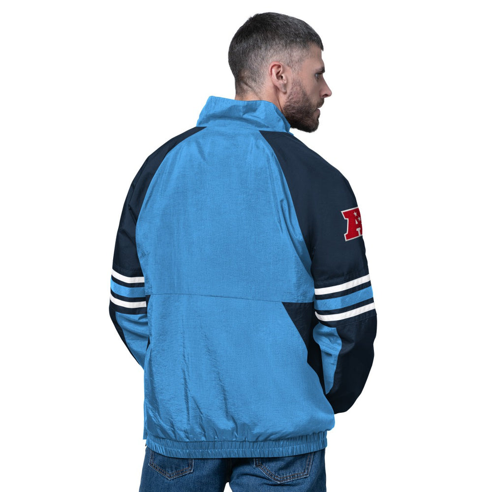 Tennessee Titans Starter Prospect Half-Zip Pullover - Light Blue Pullover