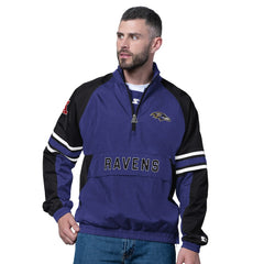 Baltimore Ravens Starter Prospect Half-Zip Pullover - Purple Pullover