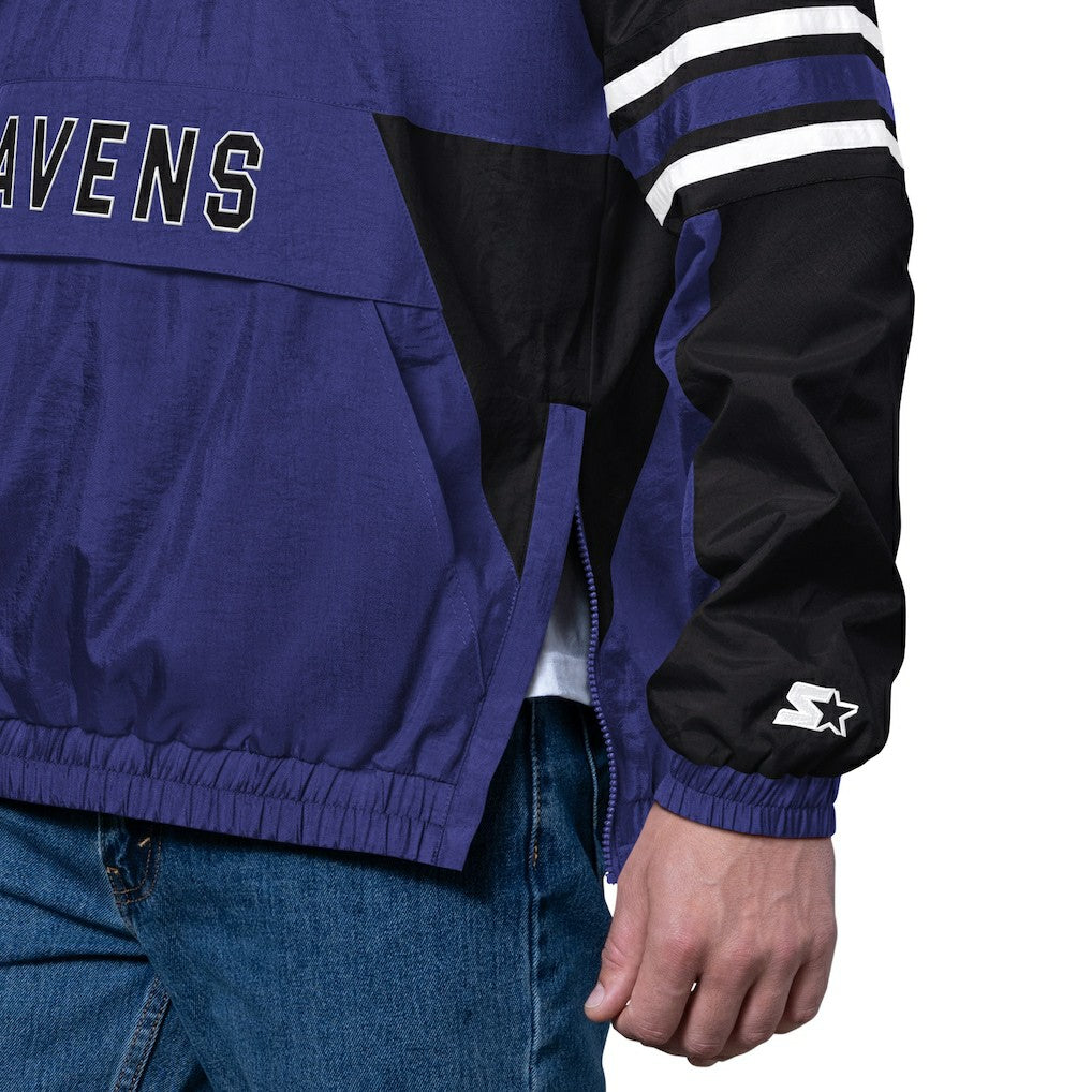 Baltimore Ravens Starter Prospect Half-Zip Pullover - Purple Pullover