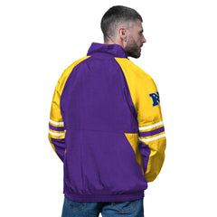 Minnesota Vikings Starter Prospect Half-Zip Pullover - Purple Pullover