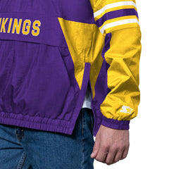 Minnesota Vikings Starter Prospect Half-Zip Pullover - Purple Pullover
