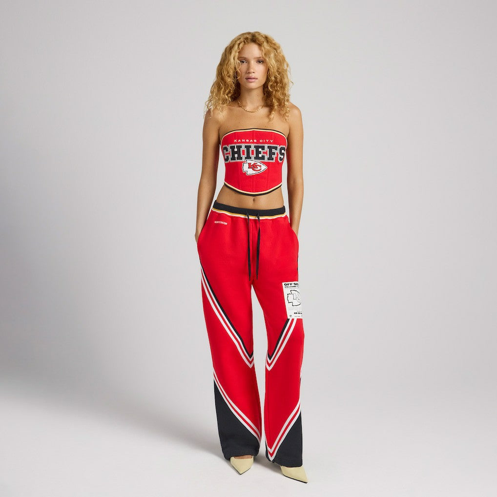 Kansas City Chiefs Off Season x NFL Women's Fleece Corset - Red