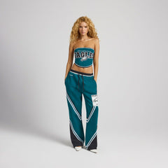 Philadelphia Eagles Off Season x NFL Women's Fleece Corset - Dark Green