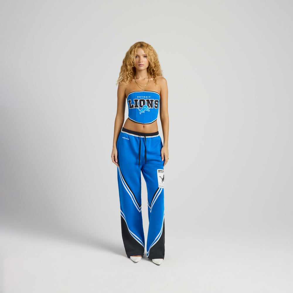 Detroit Lions Off Season x NFL Women's Fleece Corset - Blue